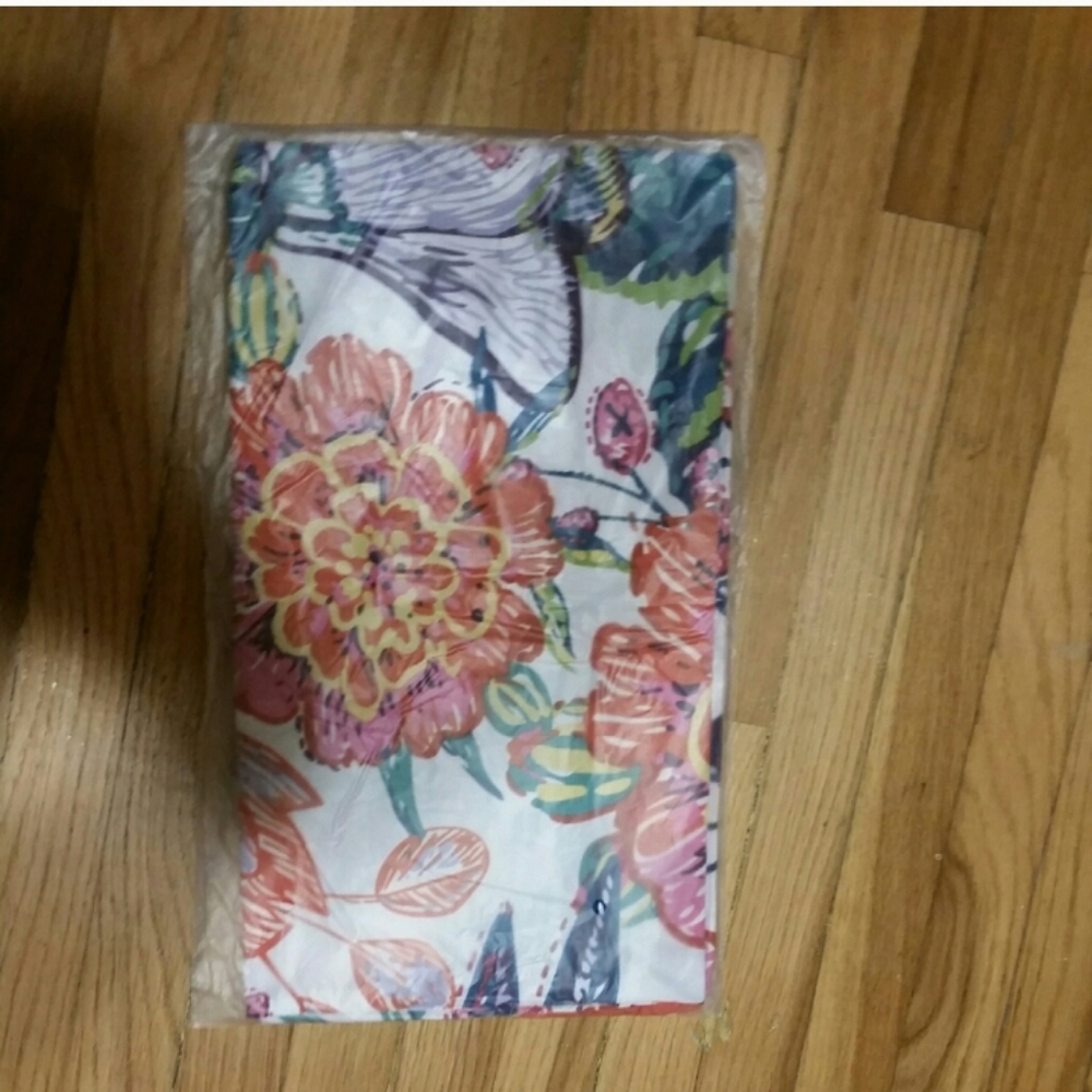 Floral Print Sarong Scarf Shawl Wrap Swim Cover Up - Picture 4 of 4